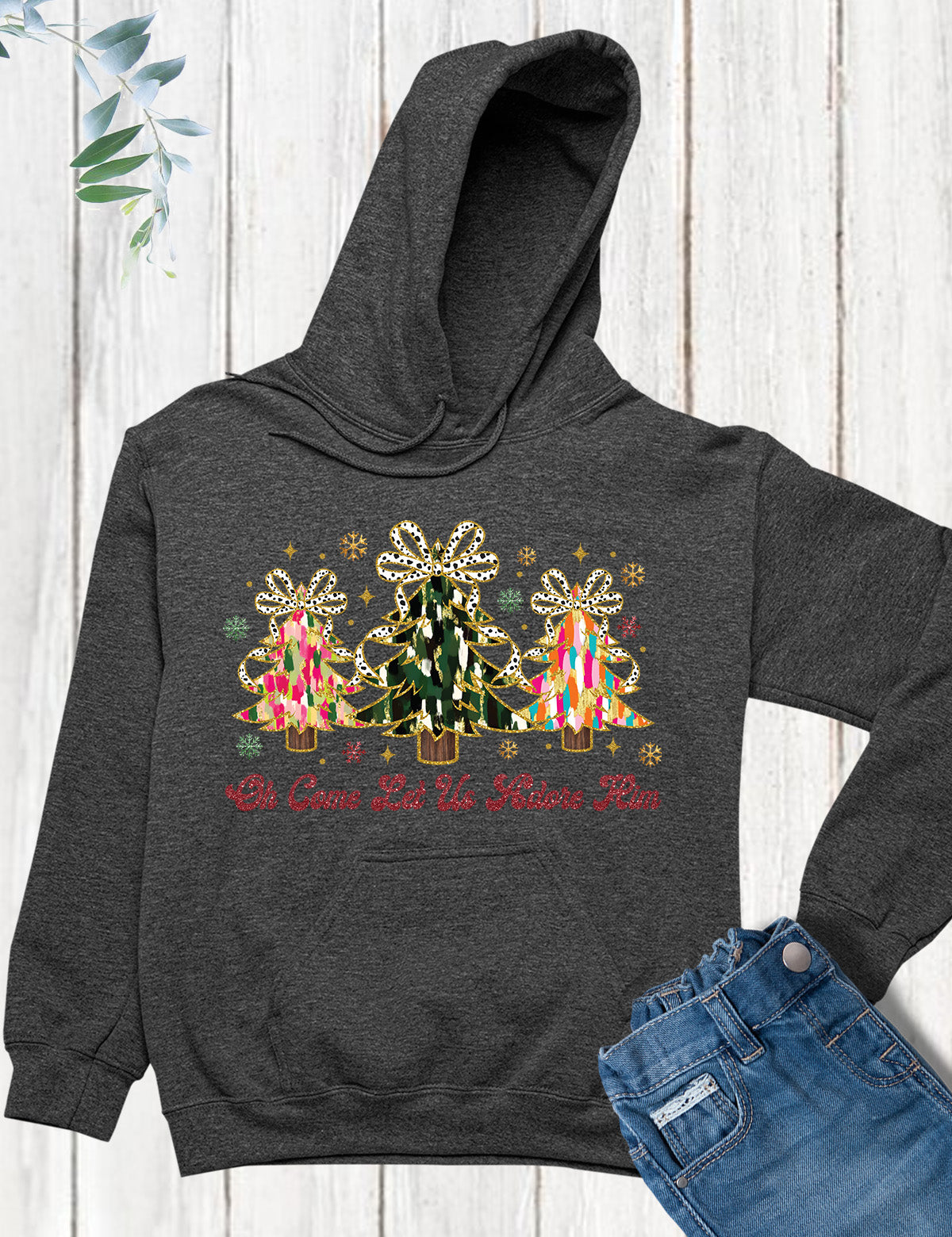 Christmas Nativity Tree Hoodie