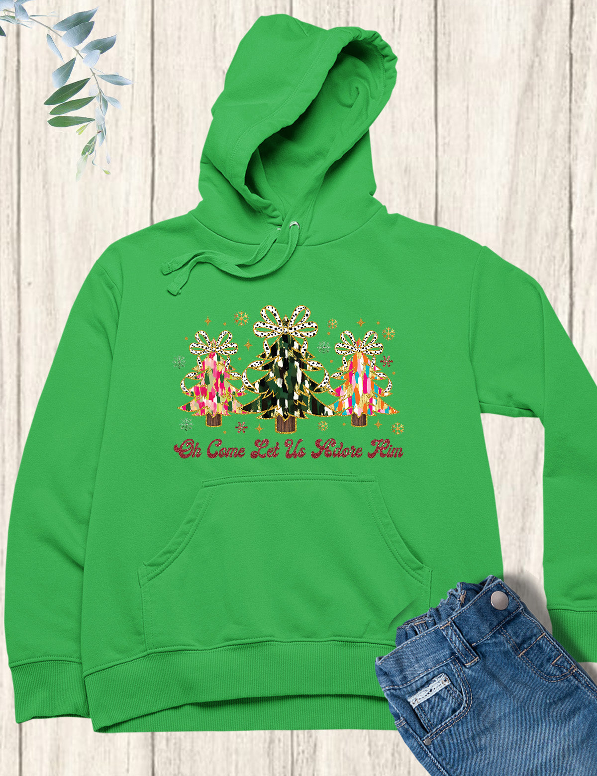 Christmas Nativity Tree Hoodie