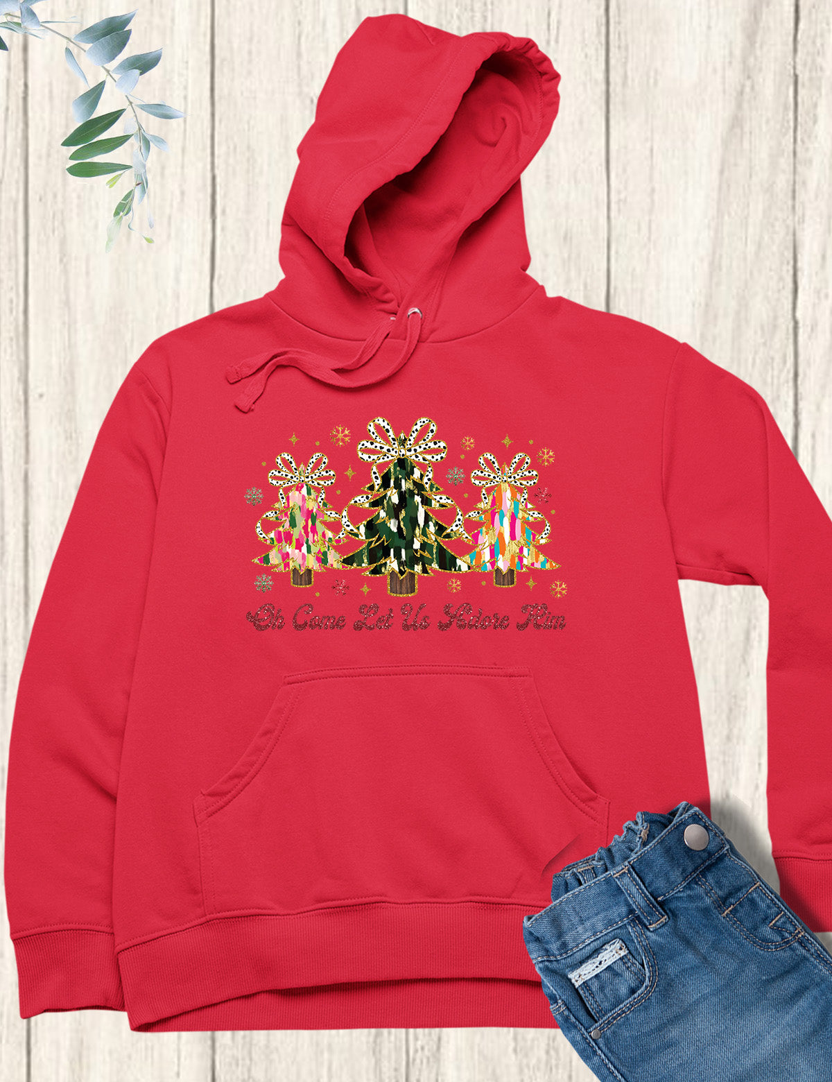 Christmas Nativity Tree Hoodie