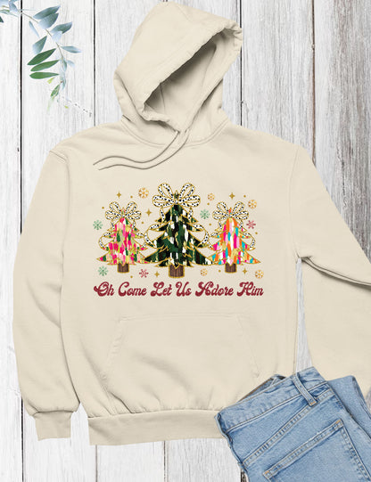 Christmas Nativity Tree Hoodie