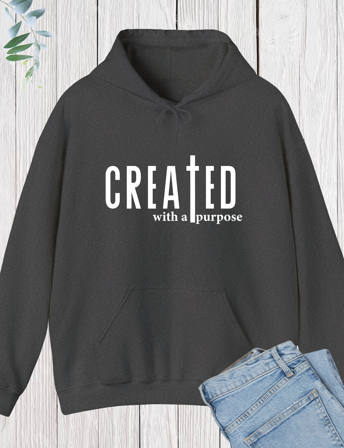 Created With a Purpose Christian Hoodie