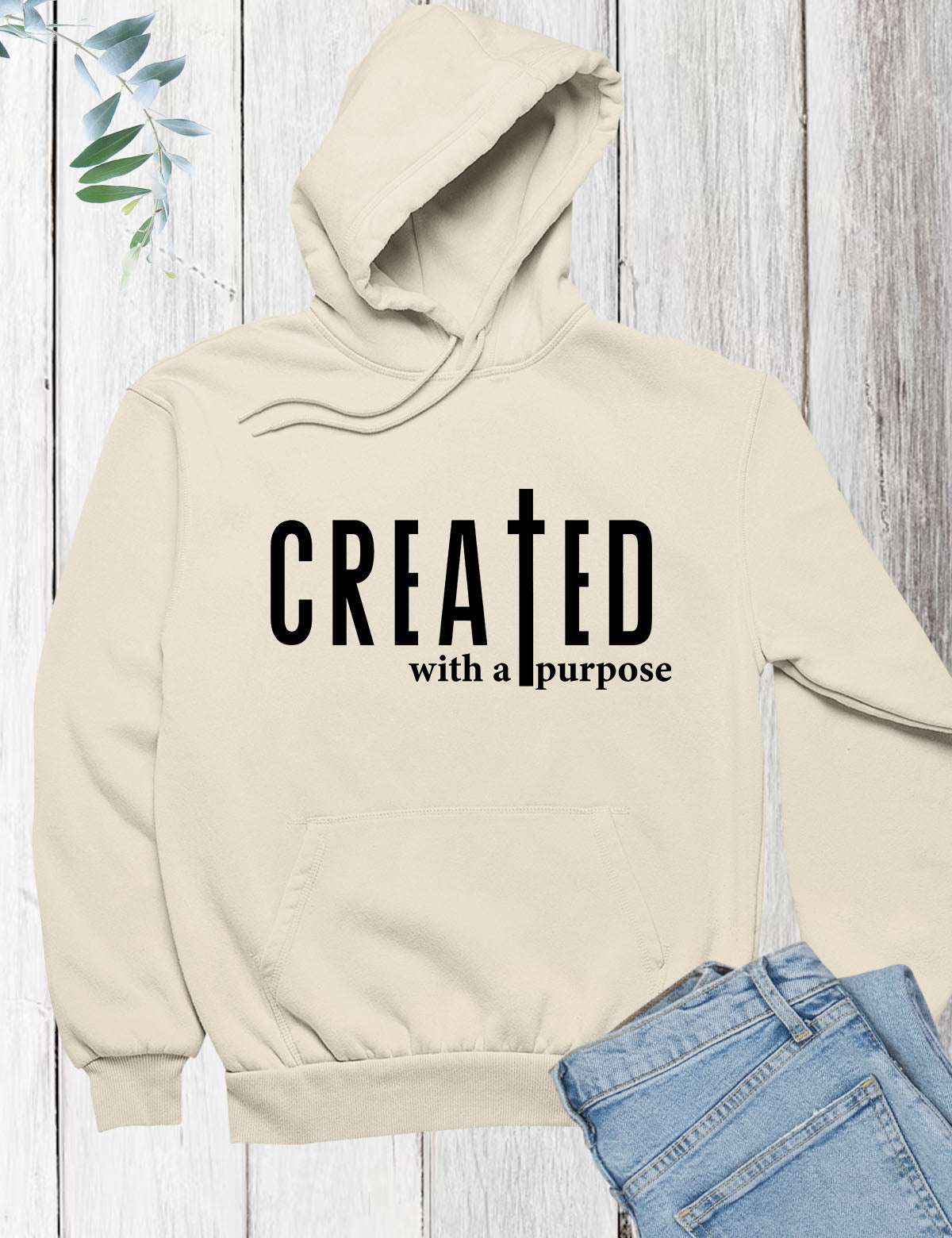 Created With a Purpose Christian Hoodie