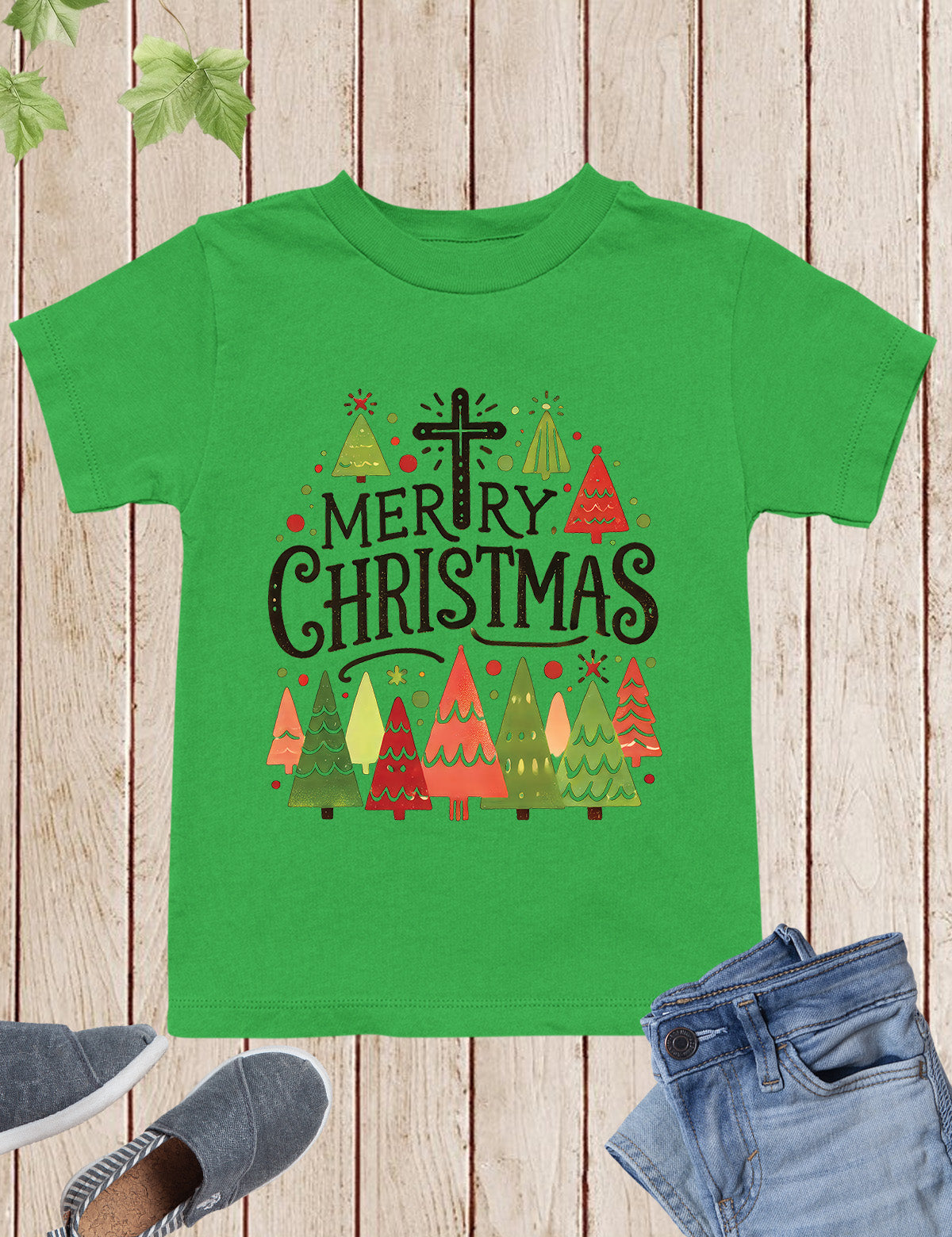 Christian Merry Christmas Kids Sweatshirt