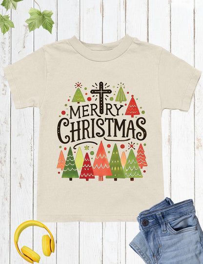 Christian Merry Christmas Kids Sweatshirt