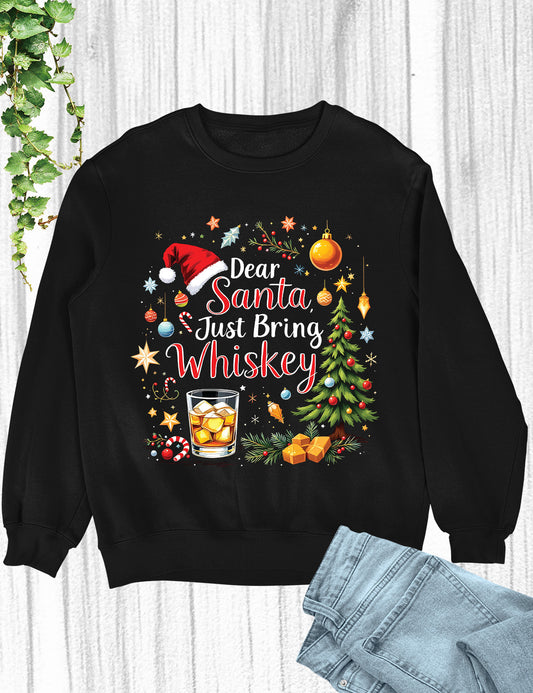 Funny Santa Whiskey Hoodie