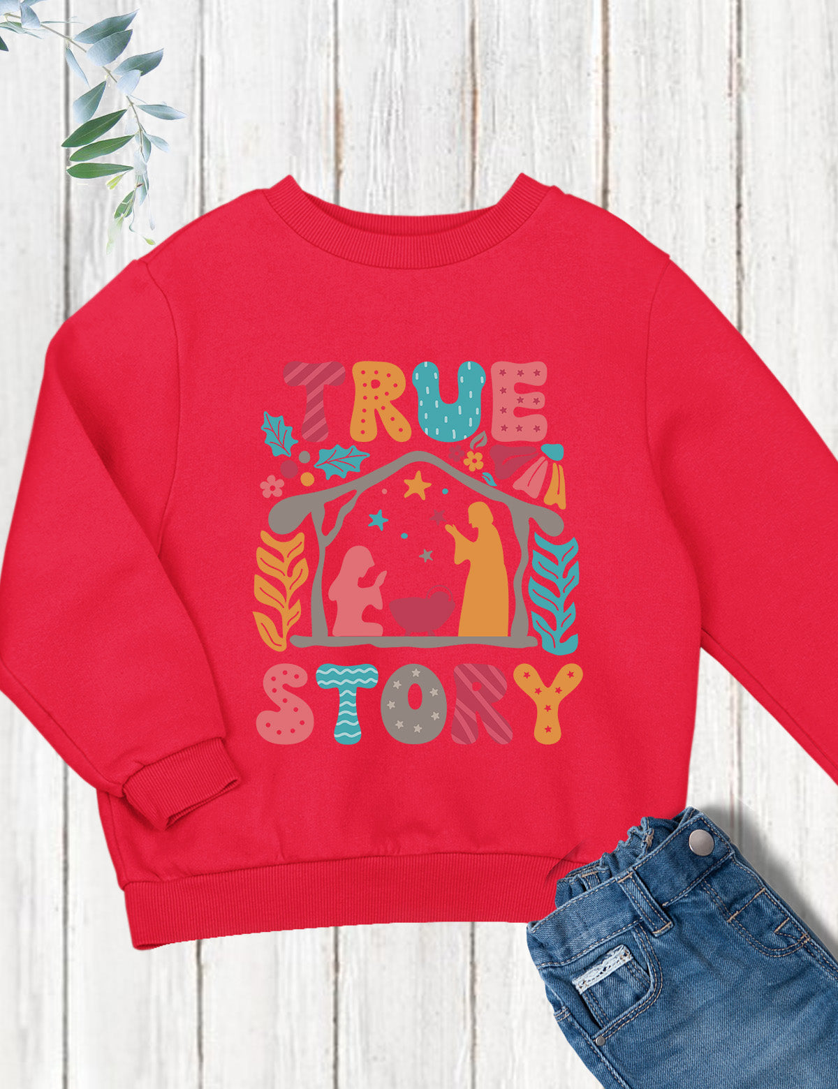 Christmas Boho Christian True Story Shirts