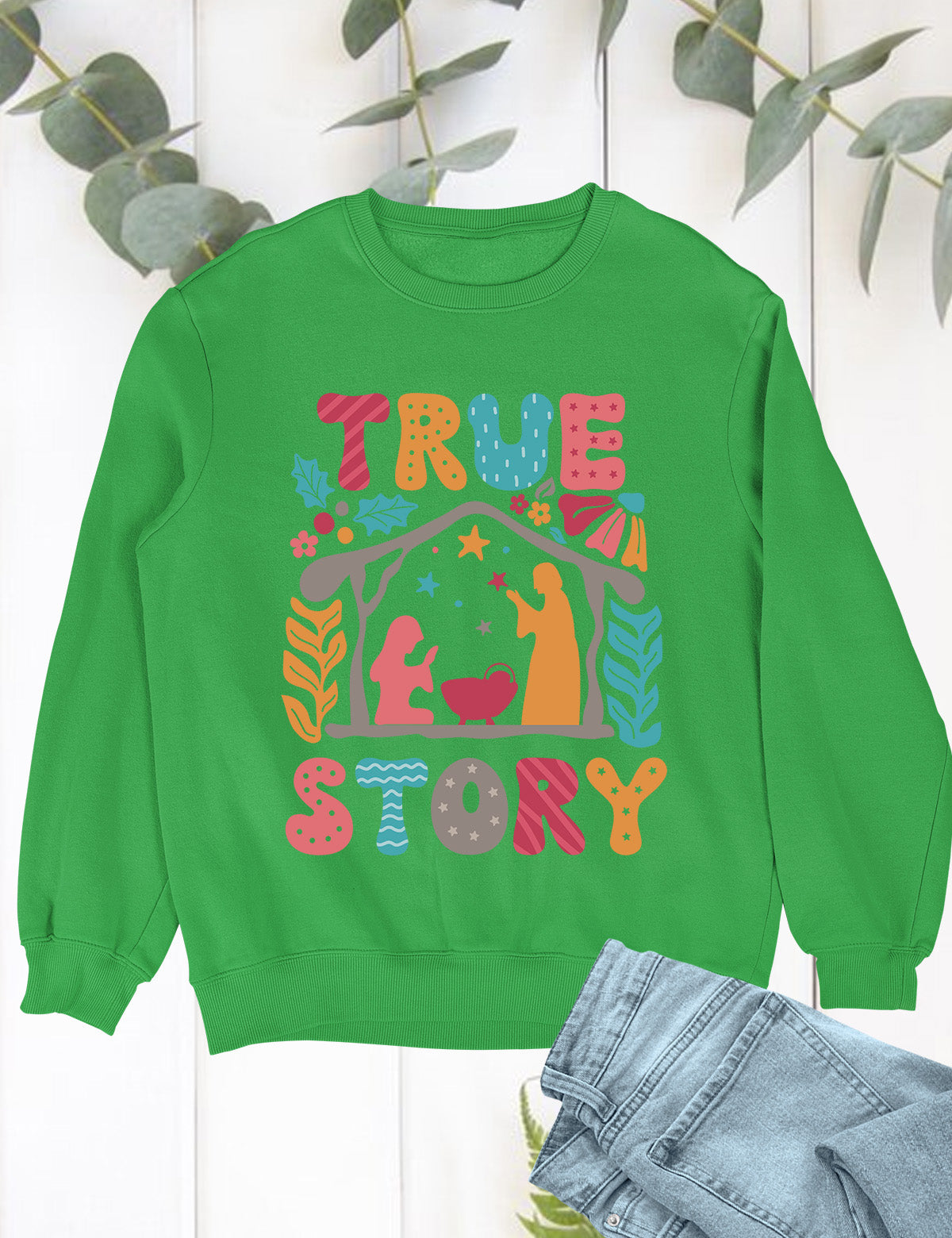 Christmas Boho Christian Ture Story Shirts