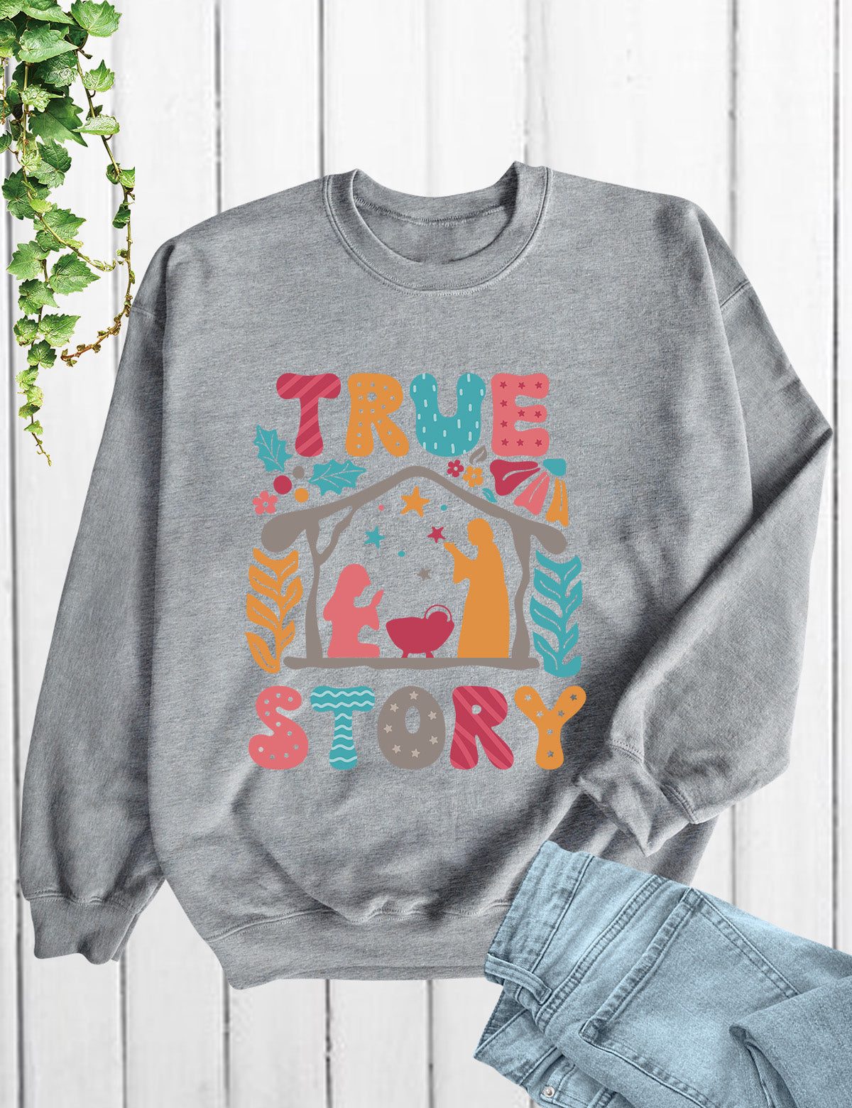 Christmas Boho Christian Ture Story Shirts