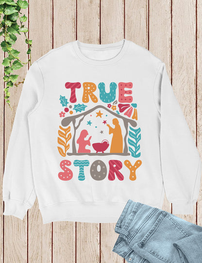 Christmas Boho Christian Ture Story Shirts