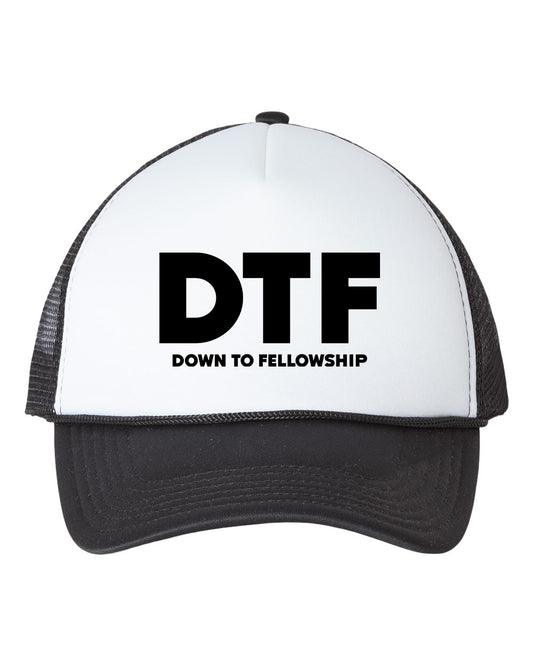 DTF Down to fellowship Christian Hats Trucker Cap