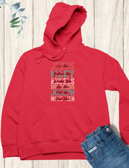 Love Like Jesus Christmas Hoodie