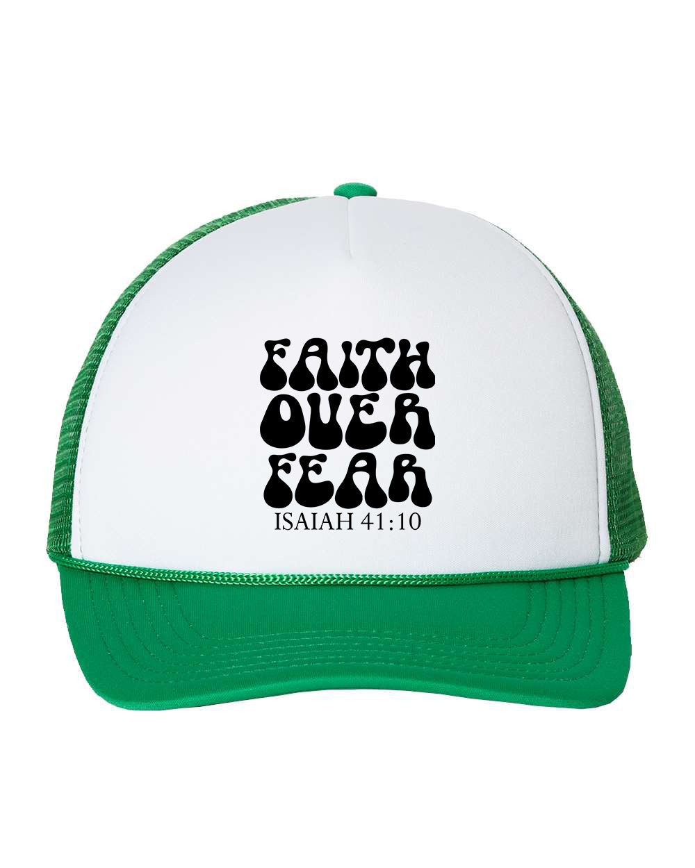 Faith Over Fear Bible Verse hat Trucker Cap