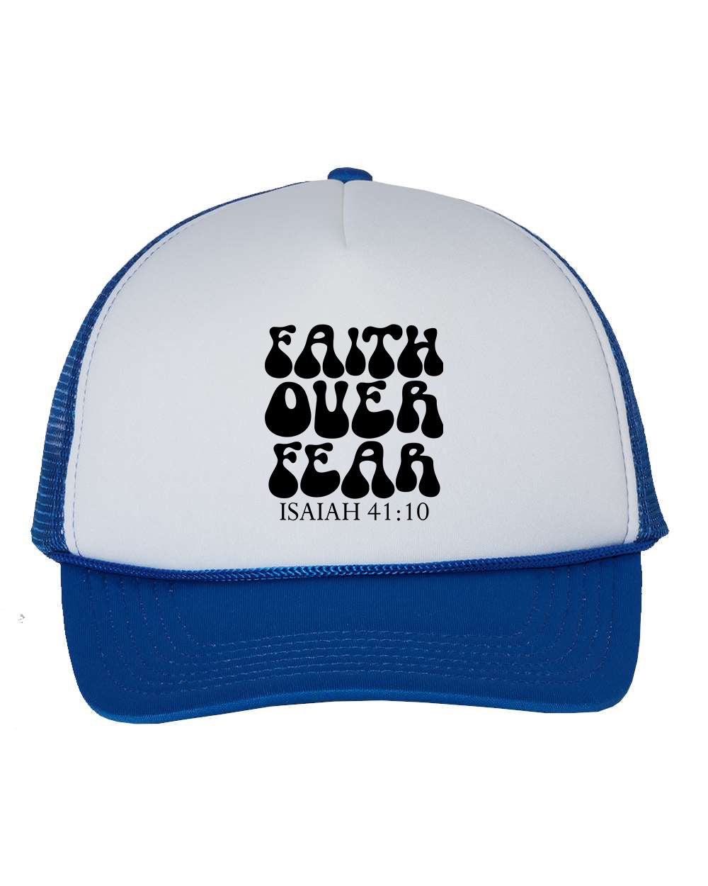 Faith Over Fear Bible Verse hat Trucker Cap