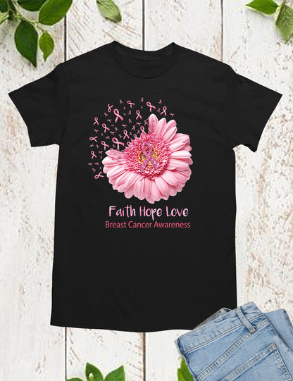 Faith Hope Love Cancer Awareness Shirt