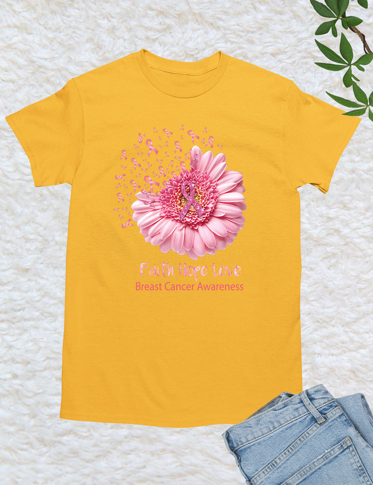 Faith Hope Love Cancer Awareness Shirt