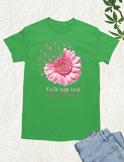 Faith Hope Love Cancer Awareness Shirt