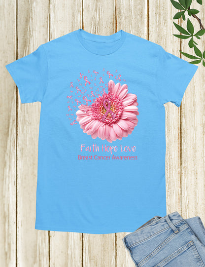 Faith Hope Love Cancer Awareness Shirt