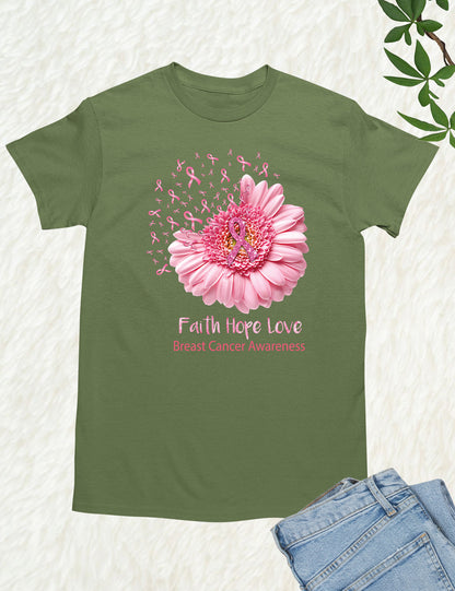 Faith Hope Love Cancer Awareness Shirt