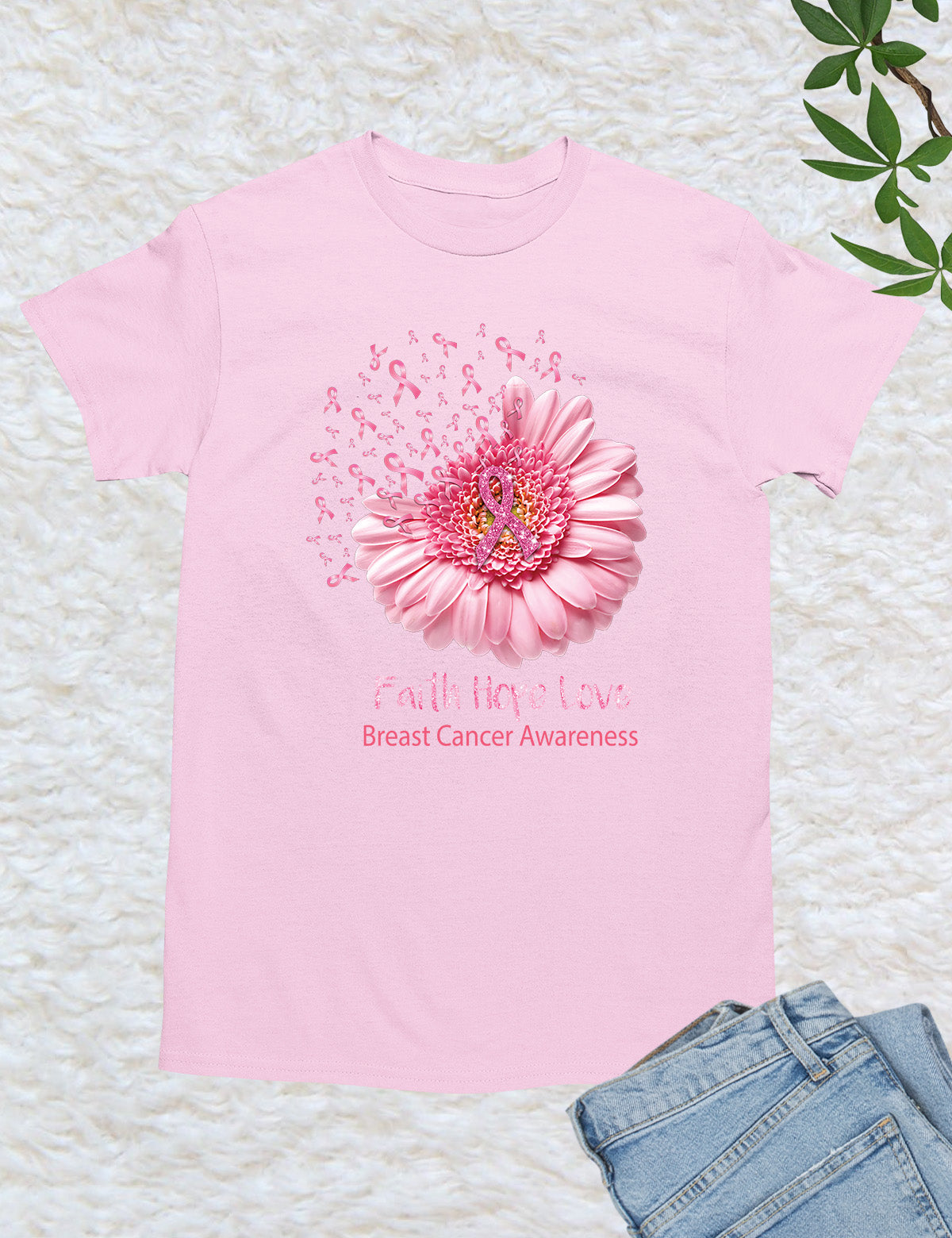 Faith Hope Love Cancer Awareness Shirt