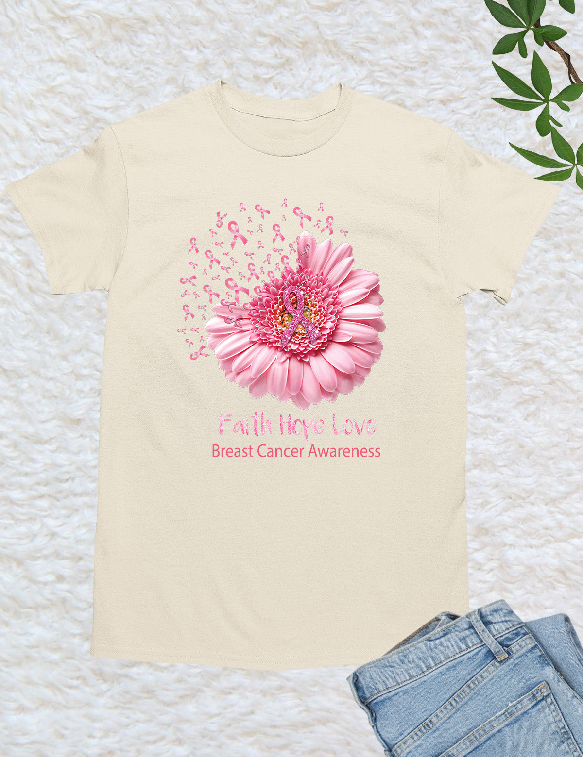 Faith Hope Love Cancer Awareness Shirt