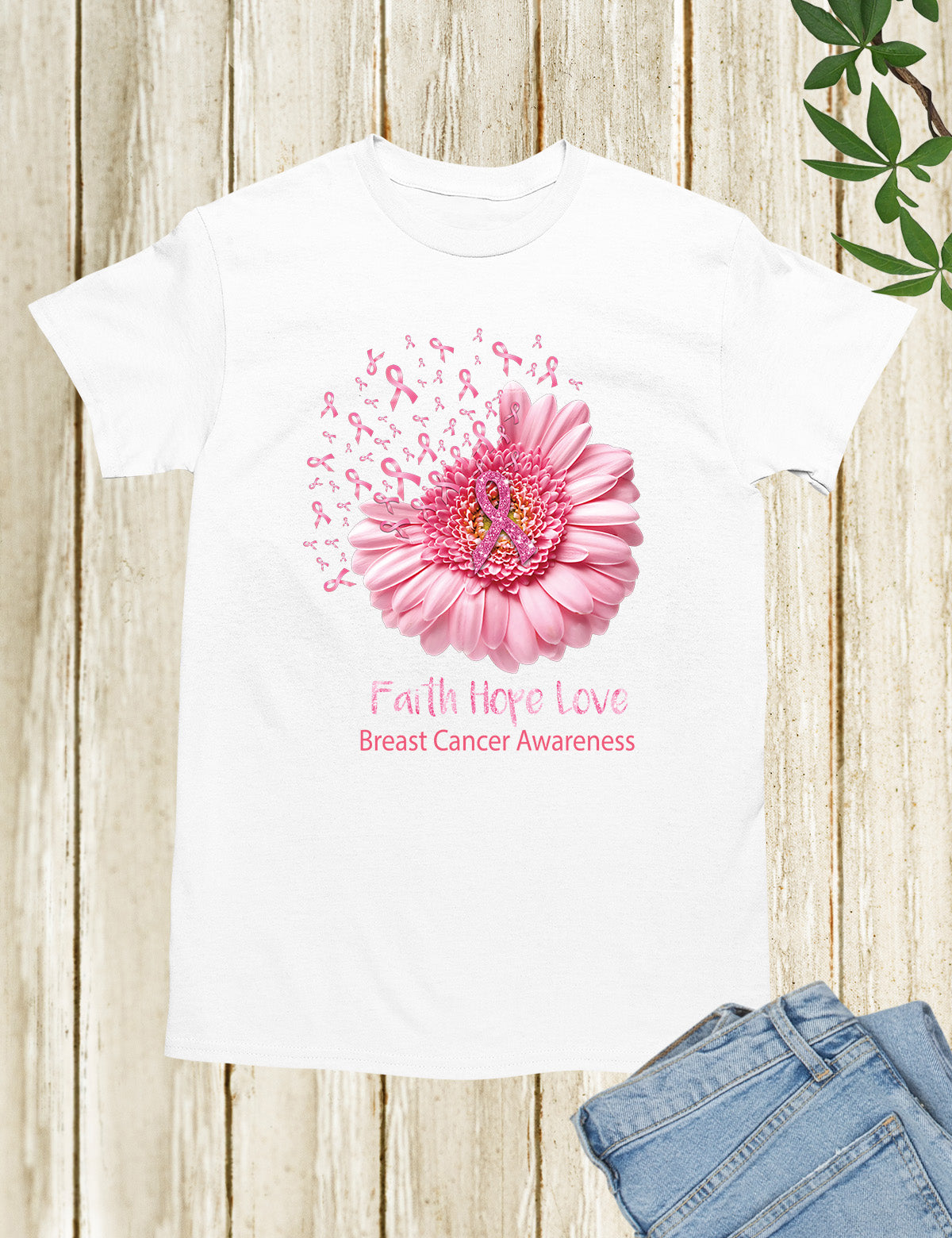 Faith Hope Love Cancer Awareness Shirt