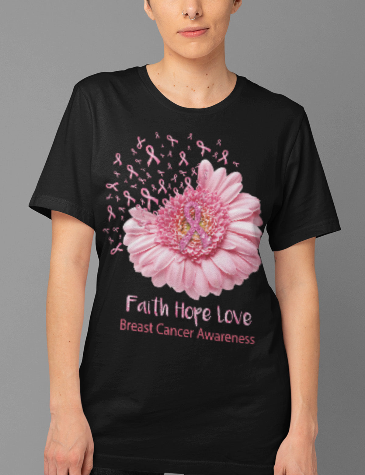 Faith Hope Love Cancer Awareness Shirt