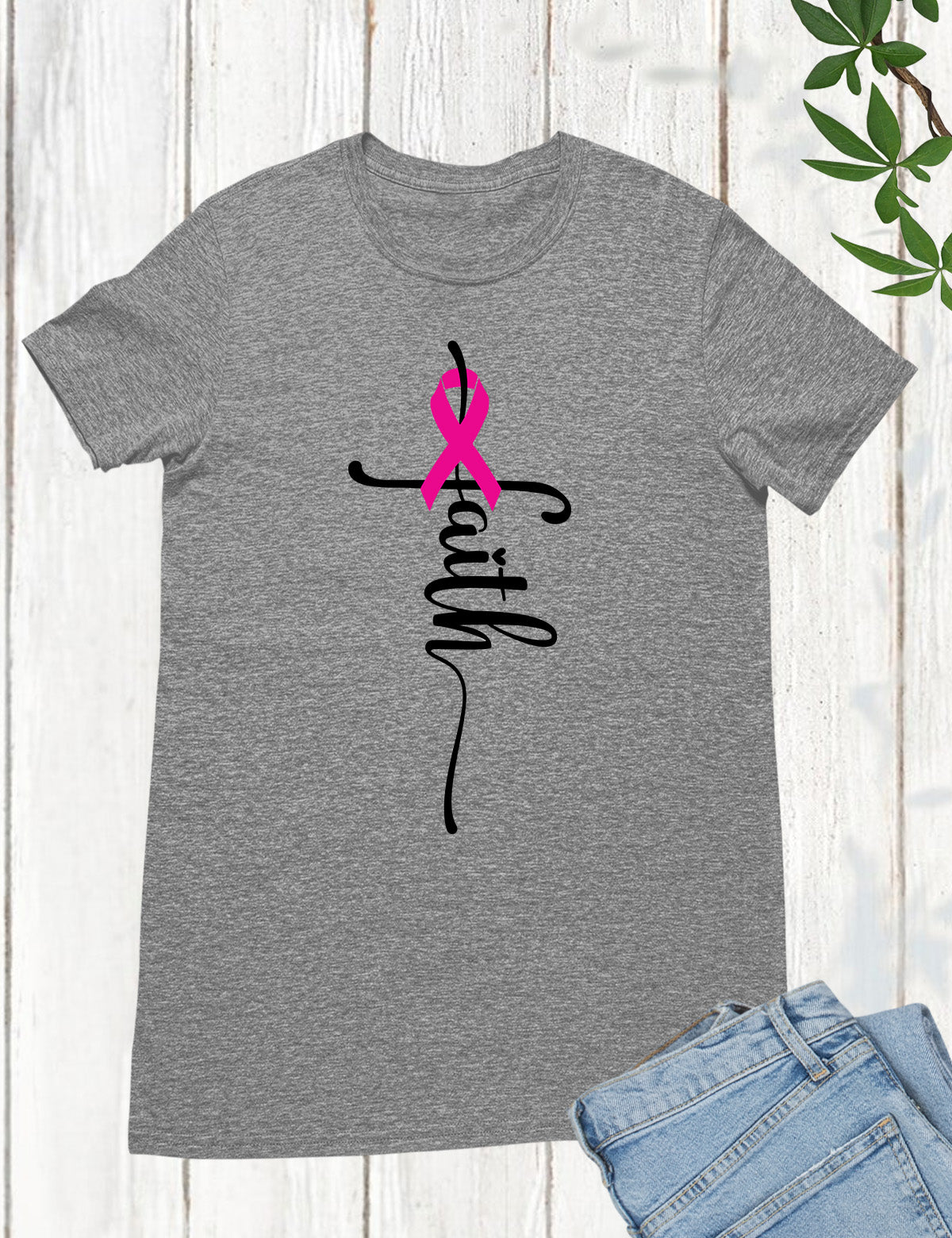 Faith Breast Cancer Shirt