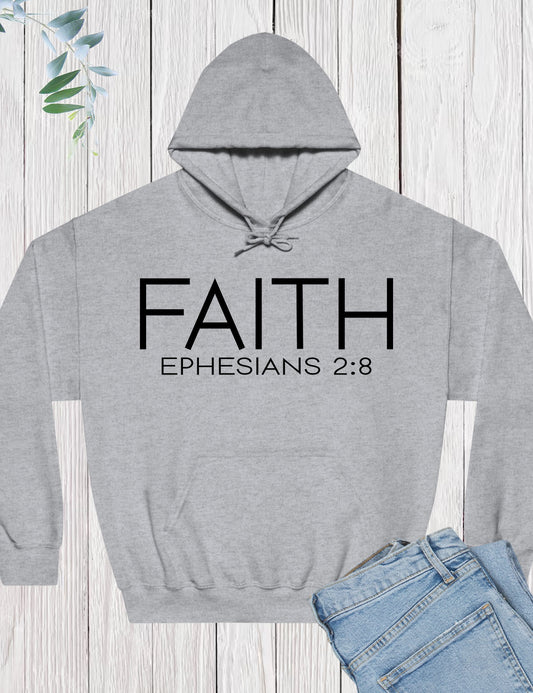 Faith Ephesians Bible Verse Hoodie