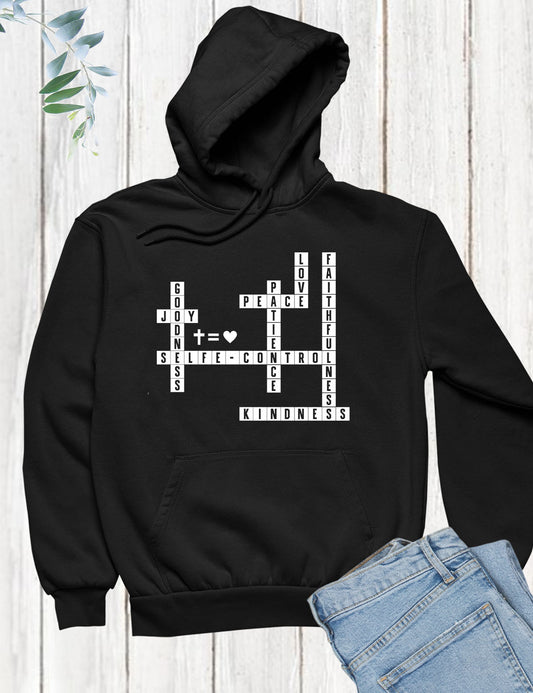 Fruit of the Spirit Crossword Hoodie