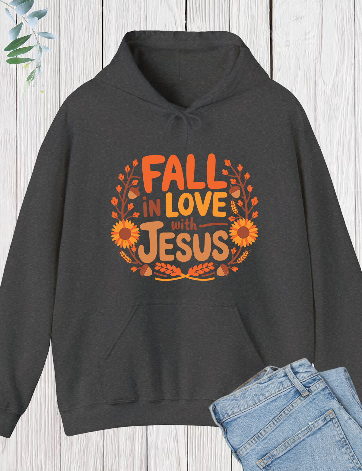 Fall in Love With Jesus Hoodie