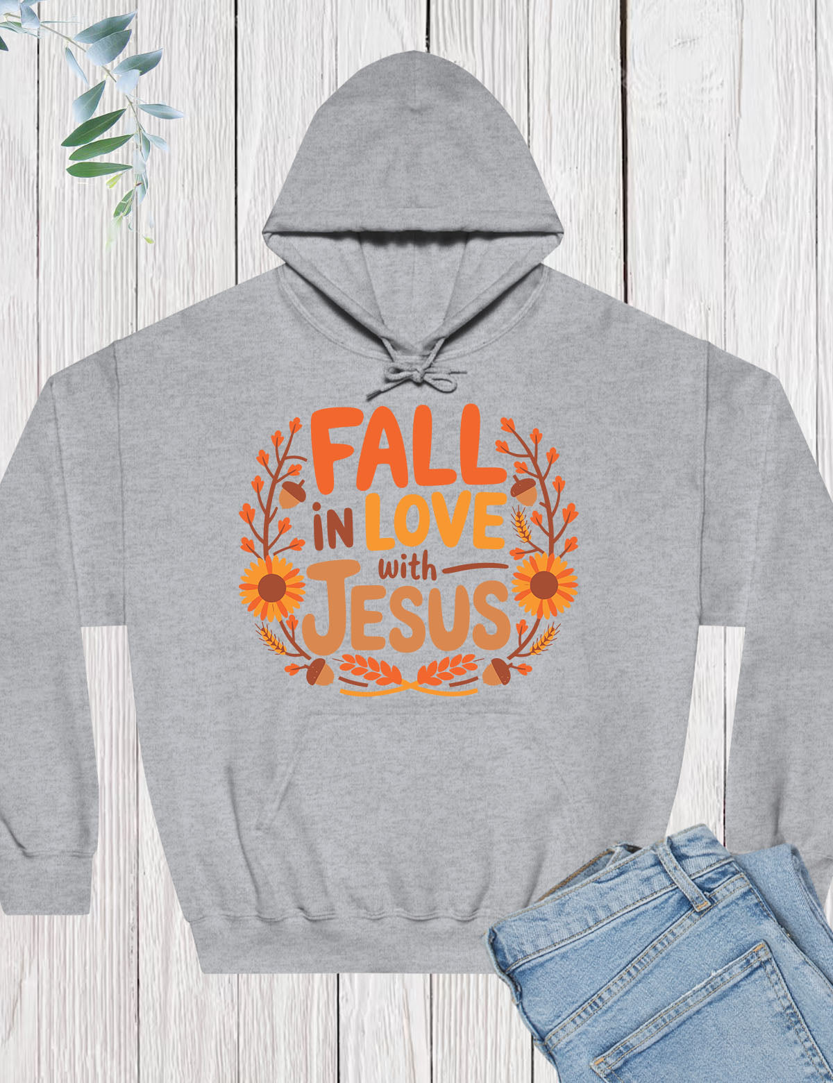 Fall in Love With Jesus Hoodie