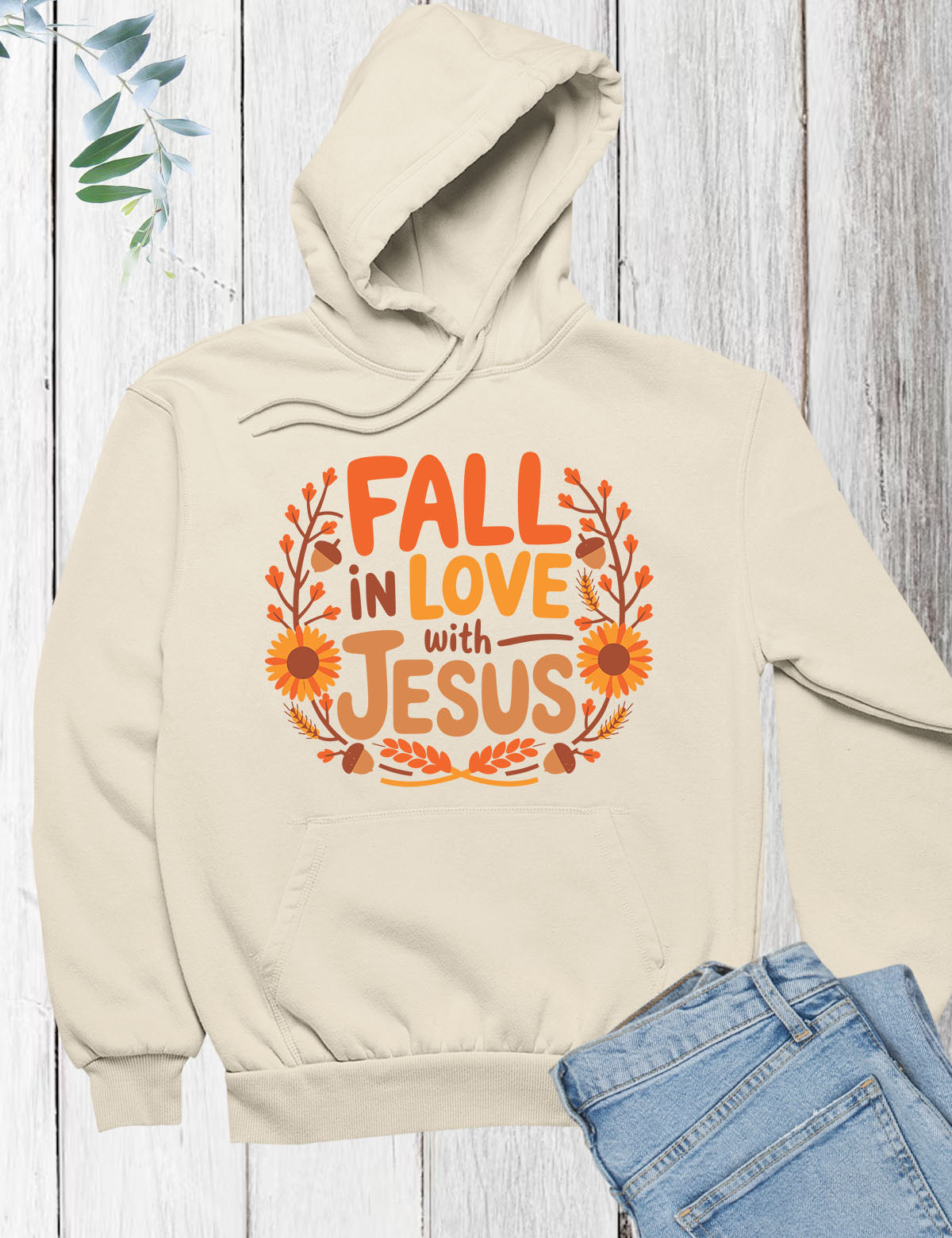 Fall in Love With Jesus Hoodie