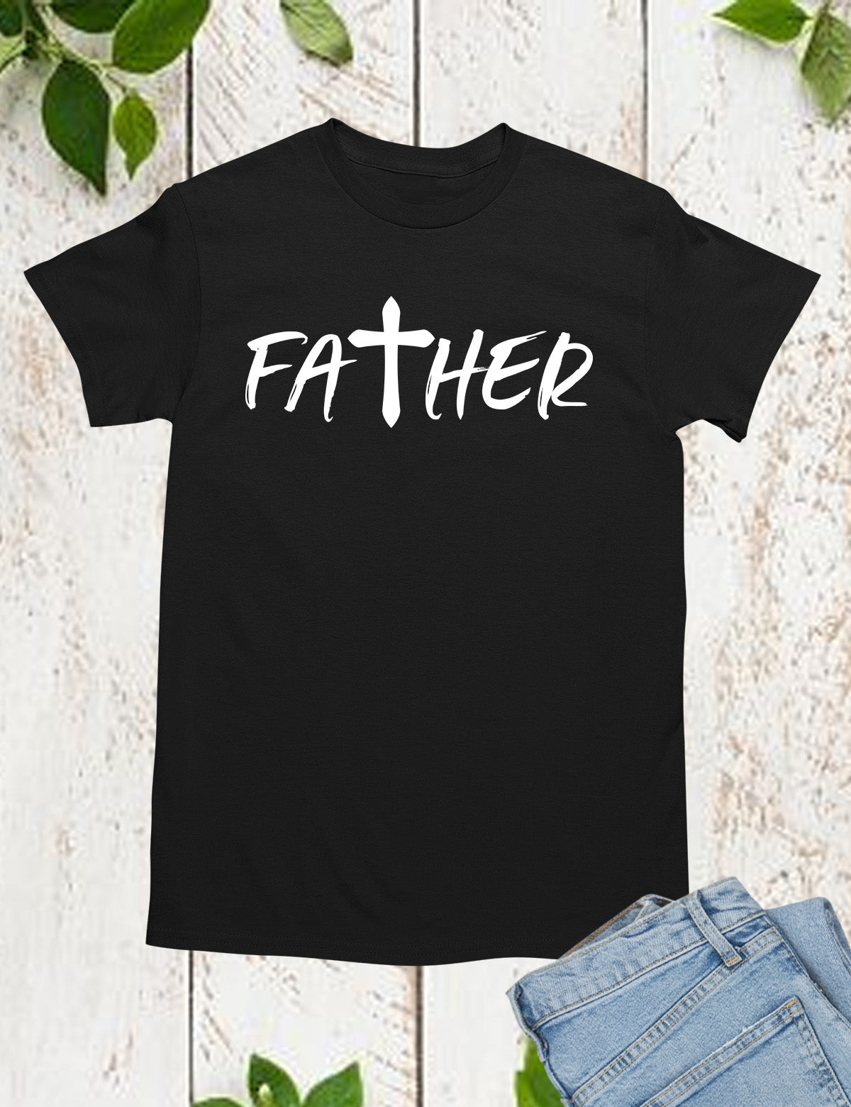 Father Christian Cross Shirts