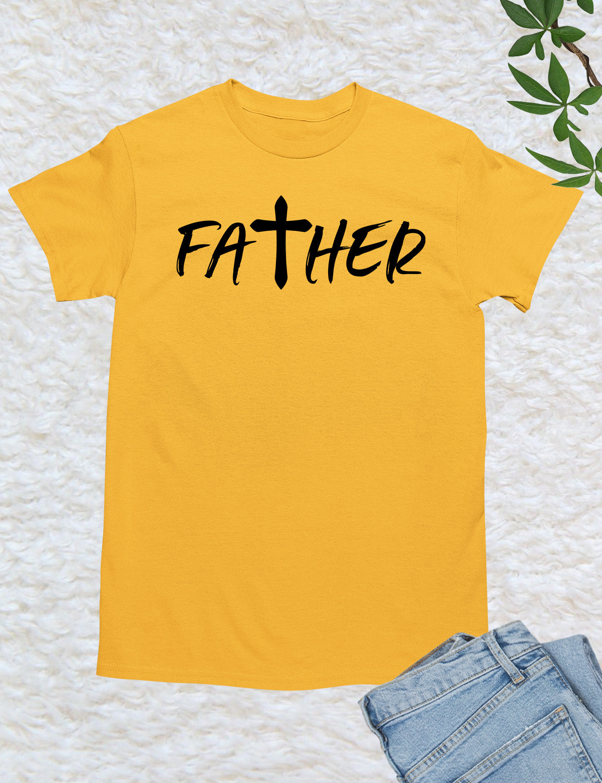 Father Christian Cross Shirts