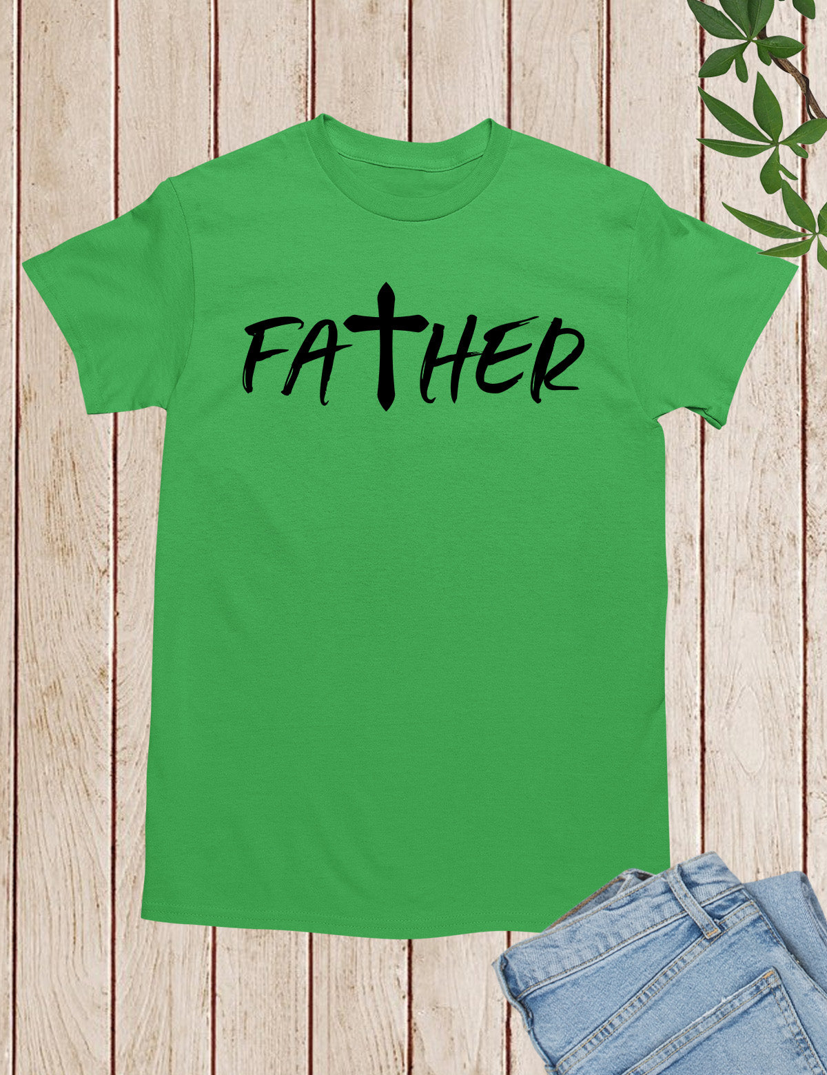 Father Christian Cross Shirts