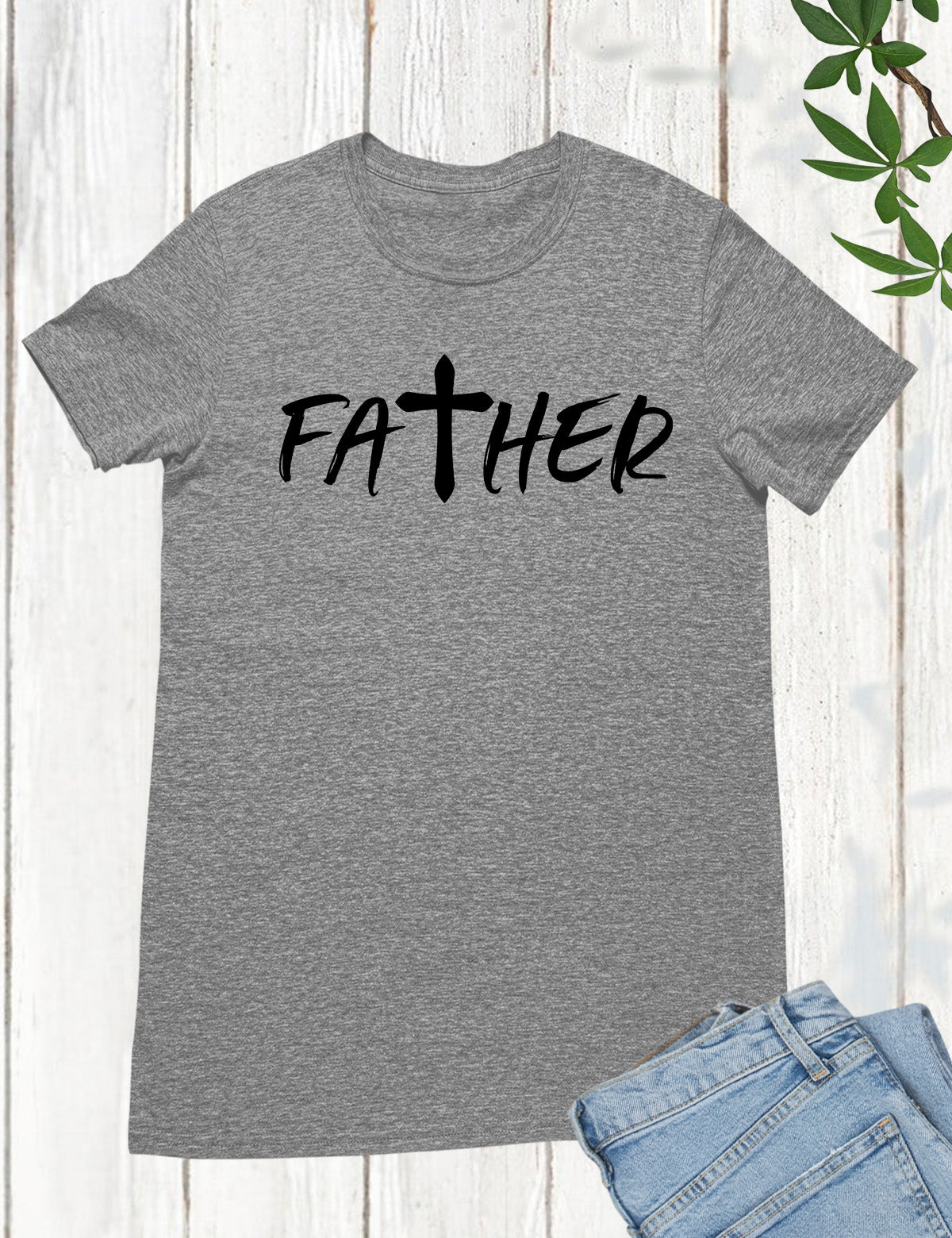 Father Christian Cross Shirts