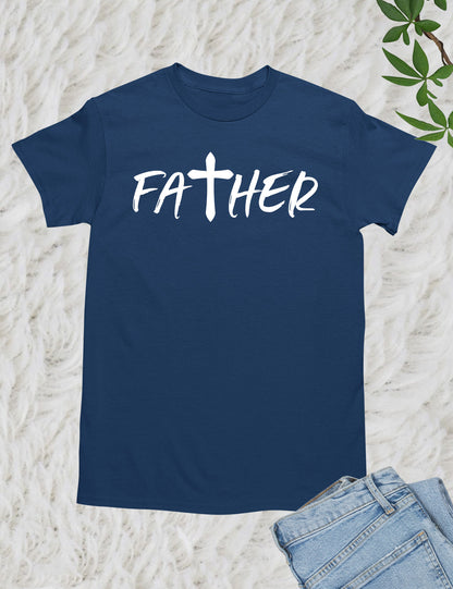 Father Christian Cross Shirts