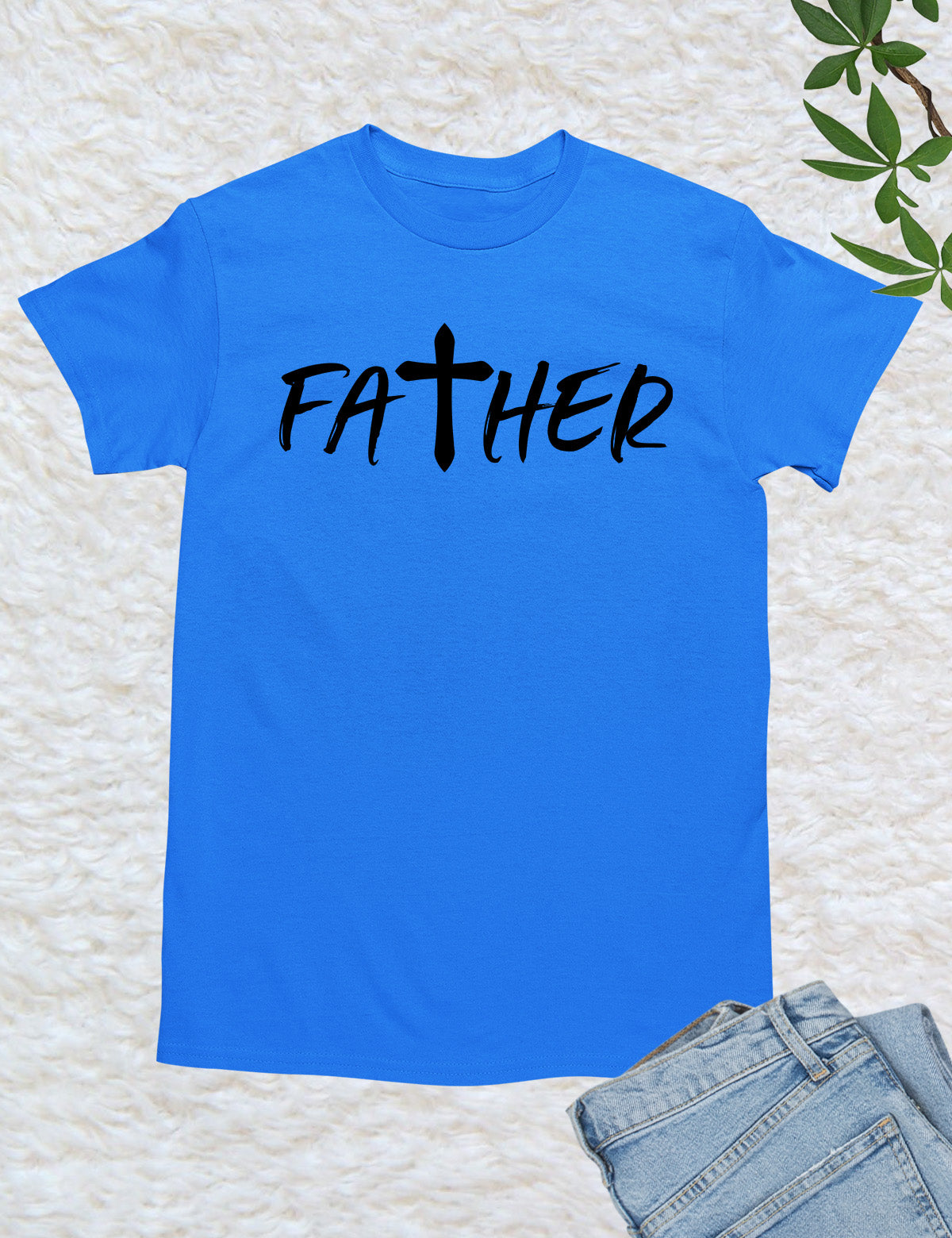 Father Christian Cross Shirts