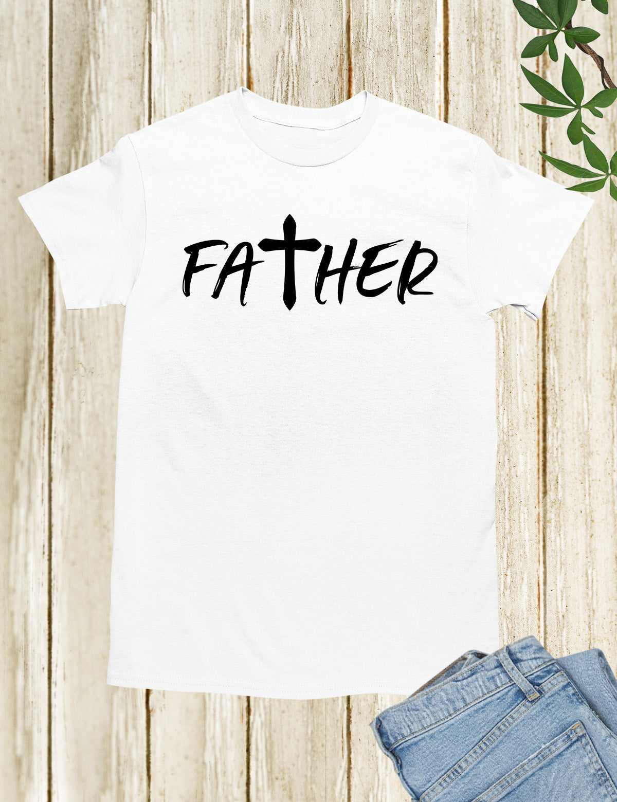 Father Christian Cross Shirts