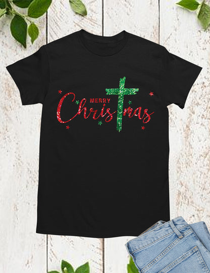 Christmas Christian Cross Shirts