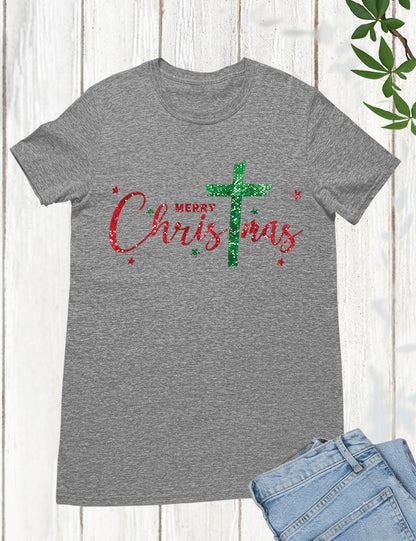 Christmas Christian Cross Shirts