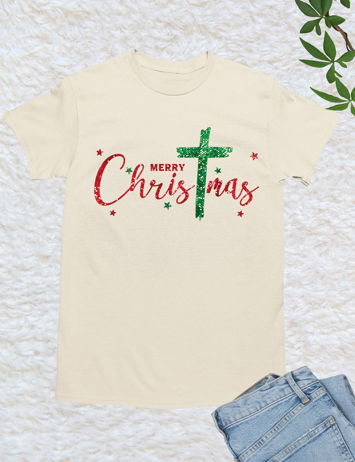 Christmas Christian Cross Shirts