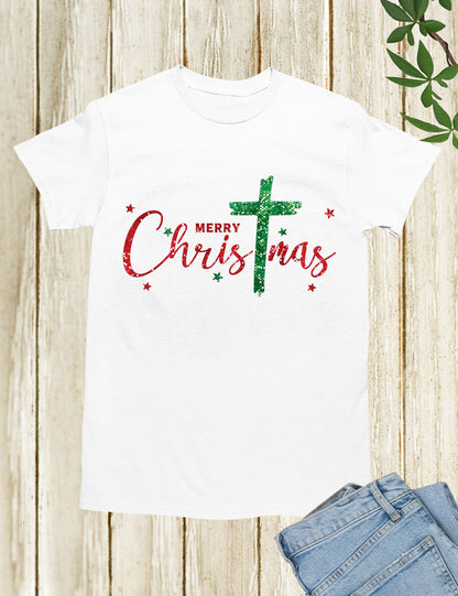 Christmas Christian Cross Shirts