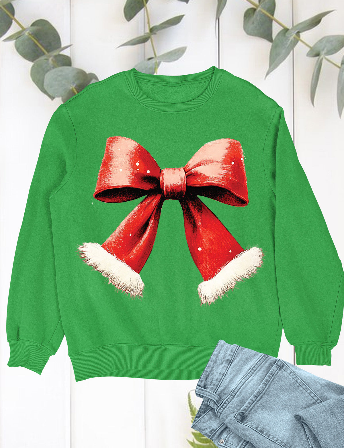 Christmas Coquette Bow Hoodie