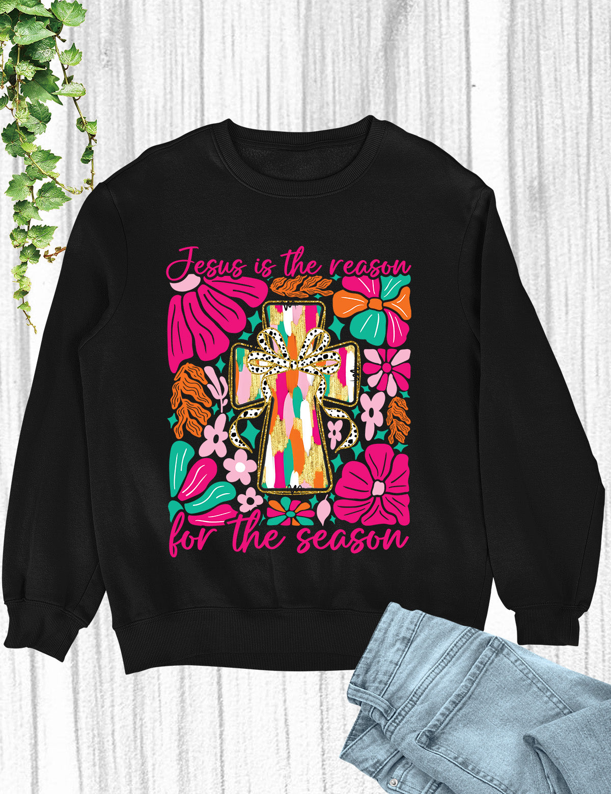 Boho Jesus Christmas Hoodie