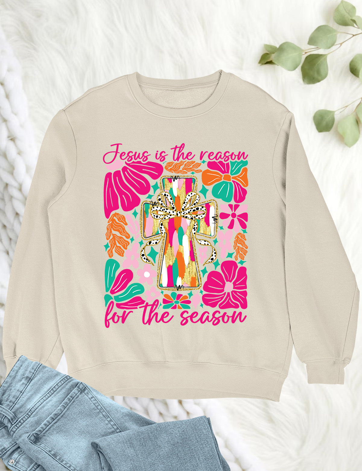 Boho Jesus Christmas Hoodie