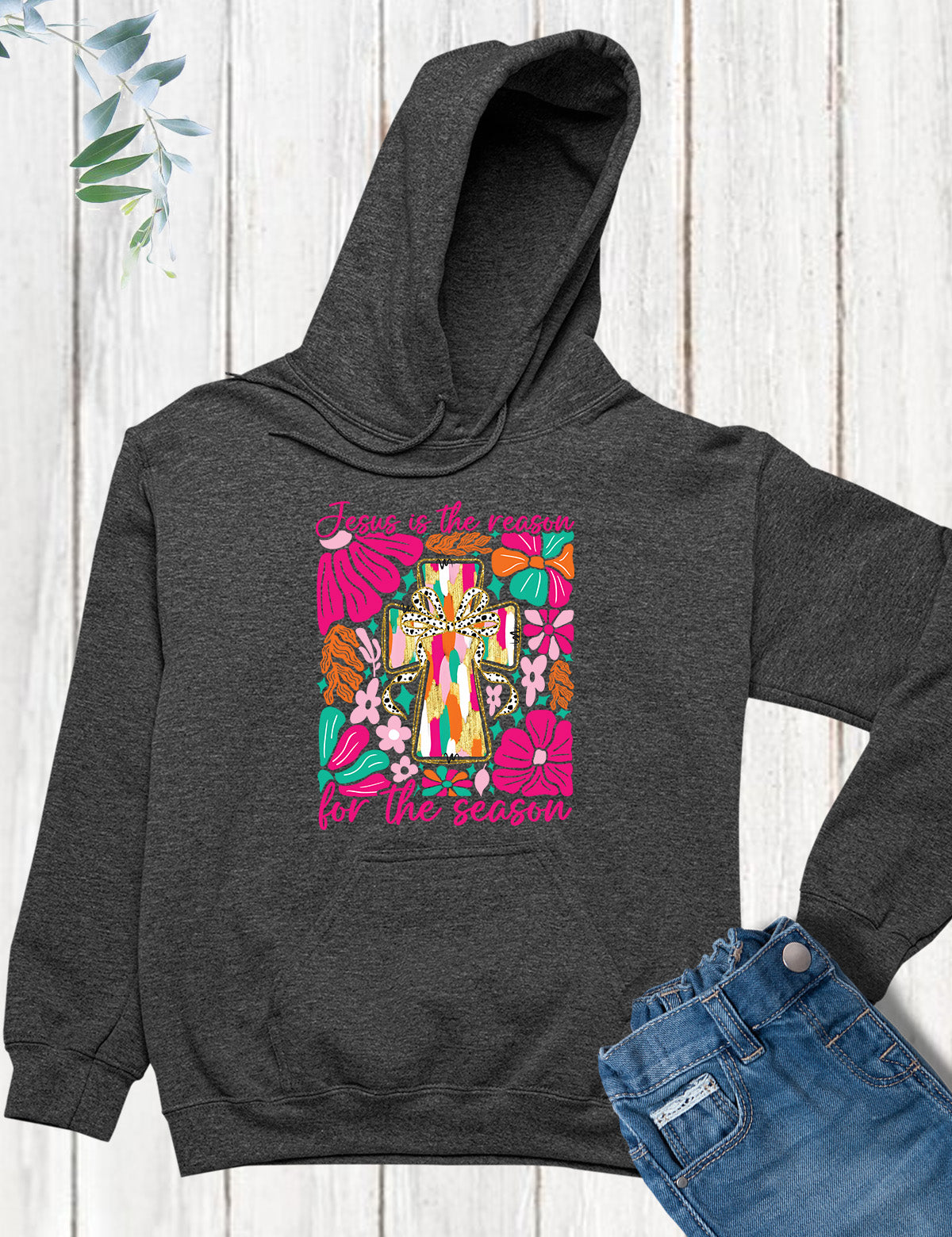 Boho Jesus Christmas Hoodie