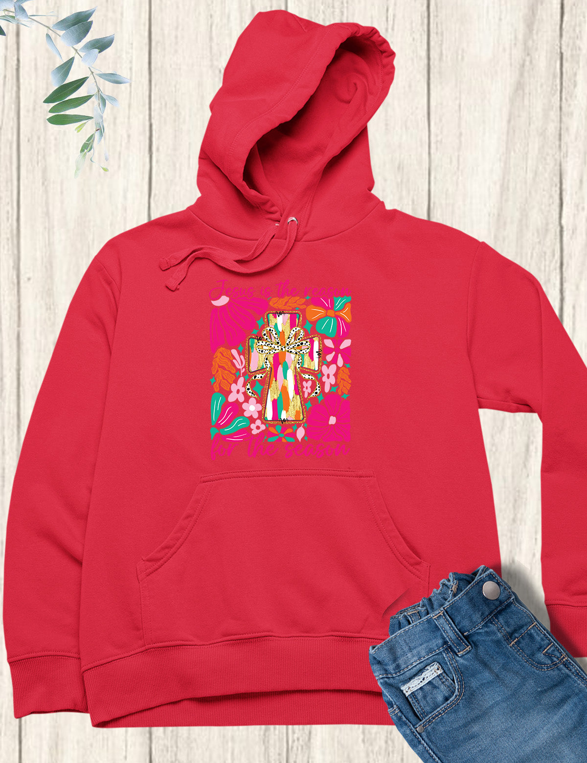 Boho Jesus Christmas Hoodie