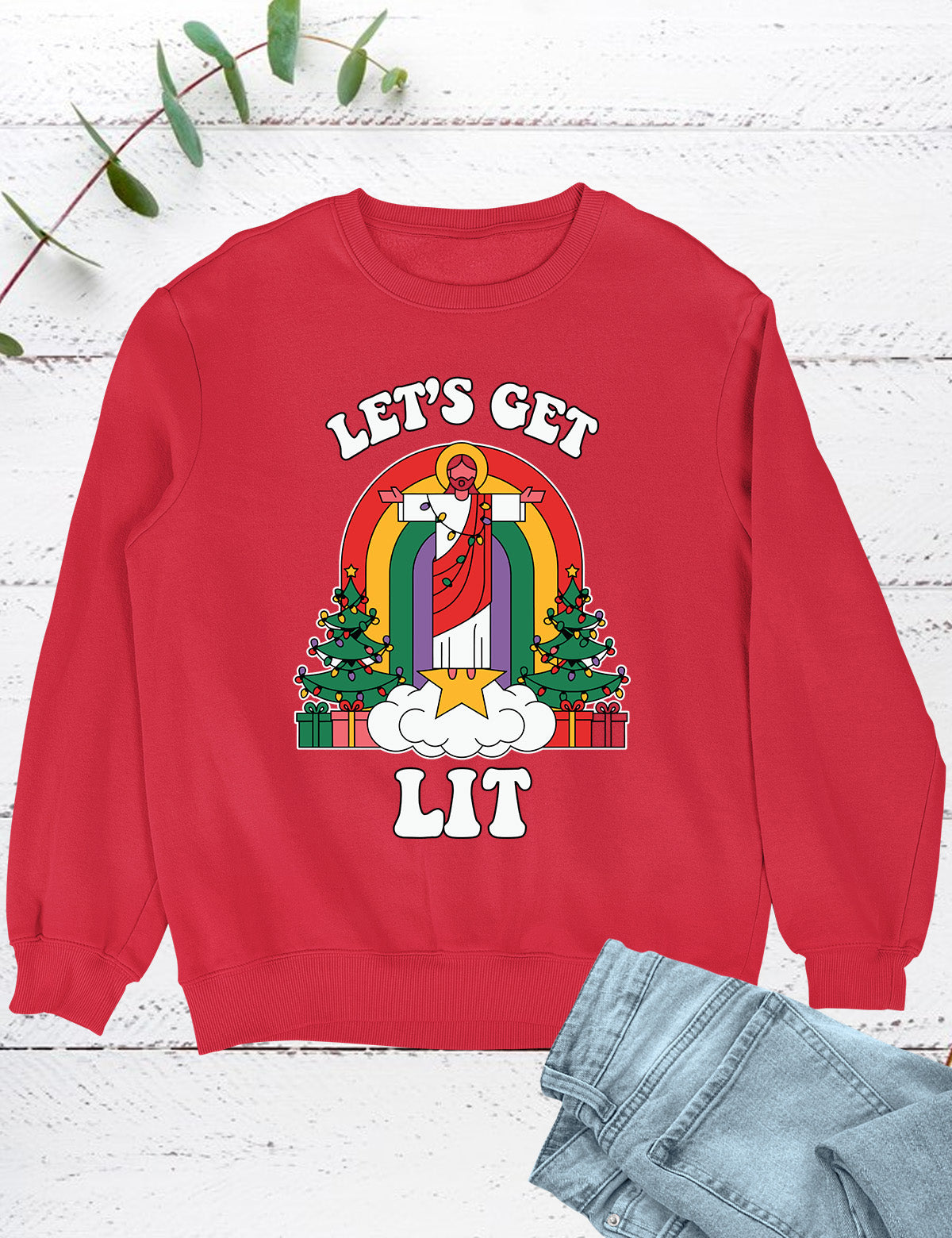 I Will Praise Him Jesus Christmas Cross Shirt