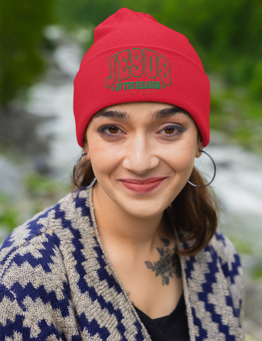 Jesus is The Reason for The Season Beanie Hat